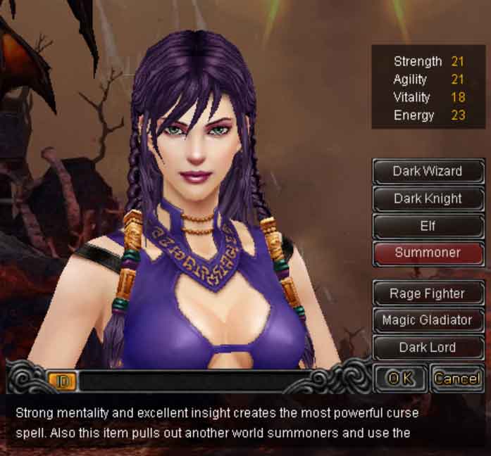 Summoner unlocked in Character Creation